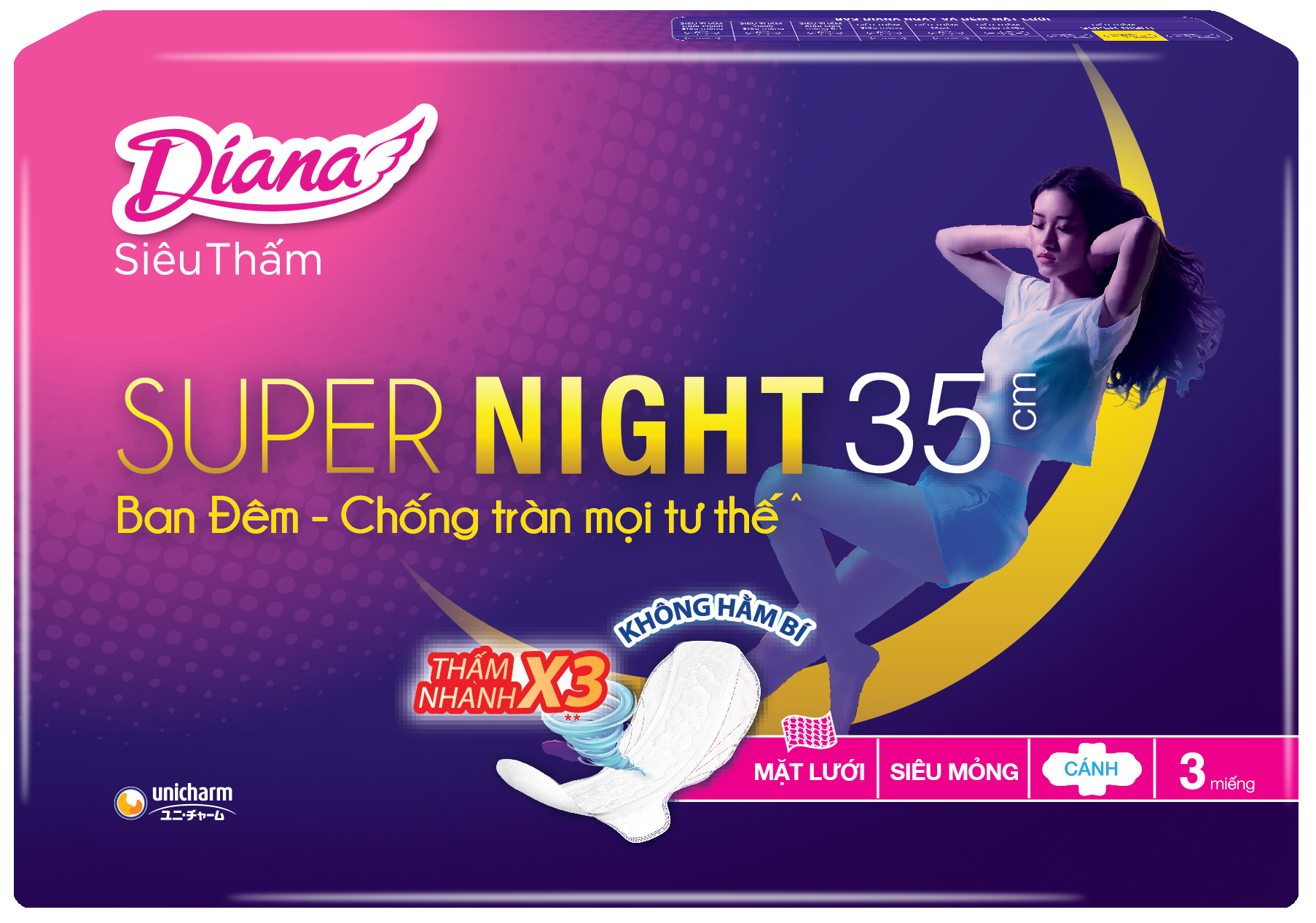 Diana Supernight Siêu Ban Đêm 35cm